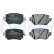 Brake Pad Set, disc brake LP2709 Delphi