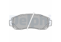 Brake Pad Set, disc brake LP2710 Delphi