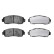 Brake Pad Set, disc brake LP2710 Delphi, Thumbnail 3