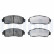 Brake Pad Set, disc brake LP2710 Delphi, Thumbnail 2