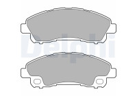 Brake Pad Set, disc brake LP2716 Delphi