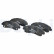 Brake Pad Set, disc brake LP2716 Delphi