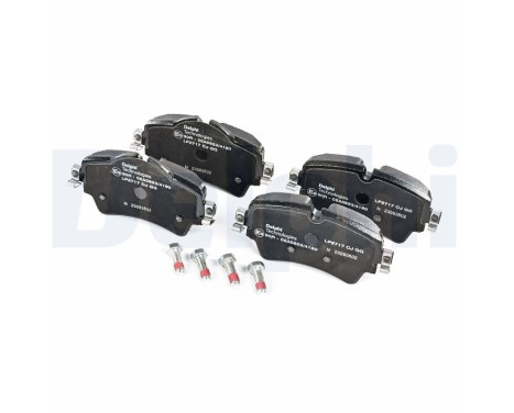 Brake Pad Set, disc brake LP2717 Delphi