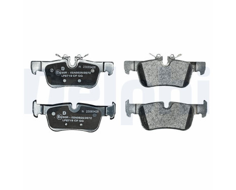 Brake Pad Set, disc brake LP2719 Delphi