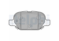 Brake Pad Set, disc brake LP2761 Delphi