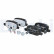 Brake Pad Set, disc brake LP2761 Delphi