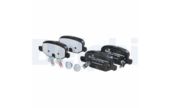 Brake Pad Set, disc brake LP2761 Delphi