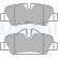 Brake Pad Set, disc brake LP2762 Delphi