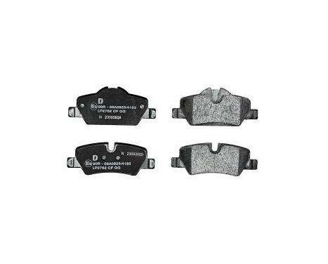 Brake Pad Set, disc brake LP2762 Delphi