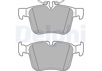 Brake Pad Set, disc brake LP2763 Delphi
