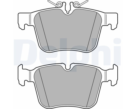 Brake Pad Set, disc brake LP2763 Delphi
