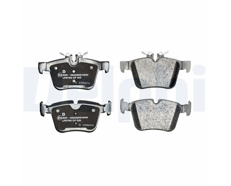 Brake Pad Set, disc brake LP2763 Delphi, Image 2