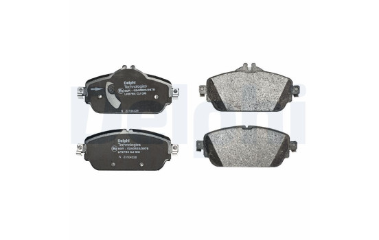 Brake Pad Set, disc brake LP2764 Delphi