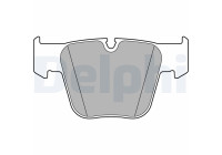 Brake Pad Set, disc brake LP2765 Delphi