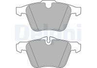 Brake pad set, disc brake LP2766 Delphi