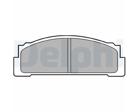 Brake Pad Set, disc brake LP30 Delphi