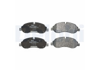 Brake Pad Set, disc brake LP3136 Delphi