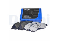 Brake pad set, disc brake LP3136LC Delphi