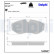 Brake Pad Set, disc brake LP3138 Delphi