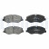 Brake Pad Set, disc brake LP3138 Delphi, Thumbnail 2