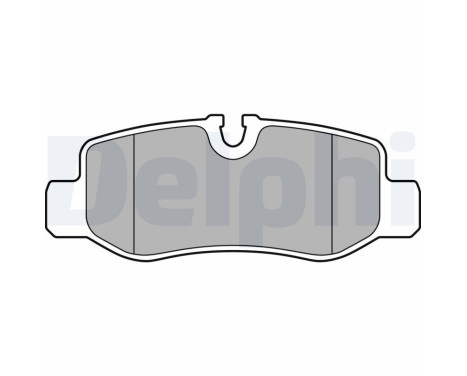 Brake Pad Set, disc brake LP3139 Delphi