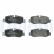 Brake Pad Set, disc brake LP3139 Delphi, Thumbnail 2