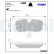 Brake Pad Set, disc brake LP3139 Delphi, Thumbnail 3