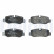 Brake Pad Set, disc brake LP3139 Delphi