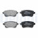 Brake Pad Set, disc brake LP3140 Delphi, Thumbnail 3