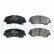 Brake Pad Set, disc brake LP3144 Delphi