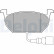 Brake Pad Set, disc brake LP3146 Delphi