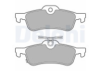 Brake Pad Set, disc brake LP3147 Delphi