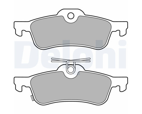 Brake Pad Set, disc brake LP3147 Delphi
