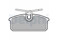 Brake Pad Set, disc brake LP3150 Delphi