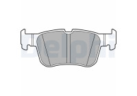 Brake Pad Set, disc brake LP3151 Delphi