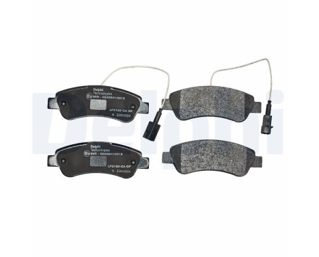 Brake Pad Set, disc brake LP3153 Delphi