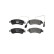 Brake Pad Set, disc brake LP3153 Delphi, Thumbnail 2