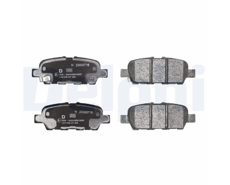 Brake Pad Set, disc brake LP3158 Delphi, Image 2