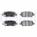 Brake Pad Set, disc brake LP3158 Delphi, Thumbnail 2