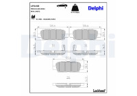 Brake Pad Set, disc brake LP3158 Delphi