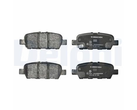 Brake Pad Set, disc brake LP3158 Delphi, Image 3