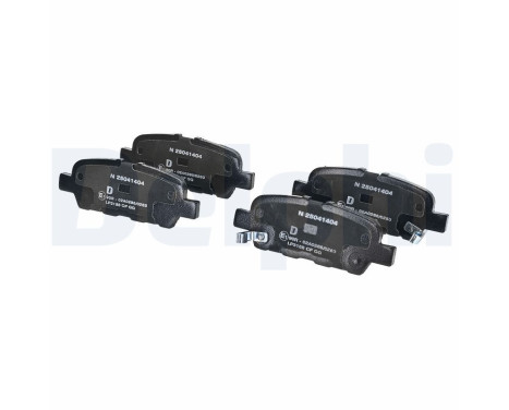 Brake Pad Set, disc brake LP3158 Delphi