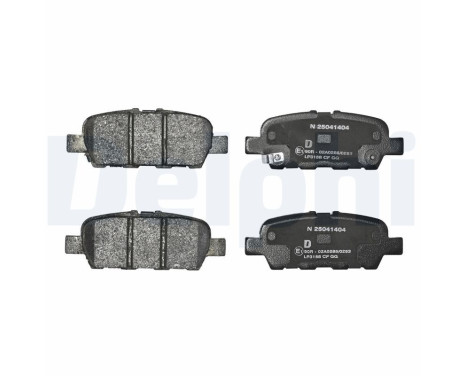 Brake Pad Set, disc brake LP3158 Delphi, Image 2