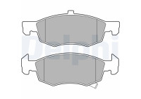Brake Pad Set, disc brake LP3163 Delphi