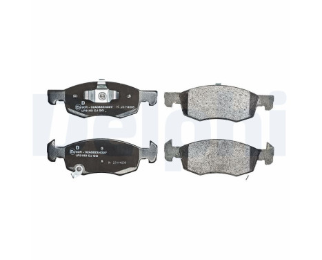 Brake Pad Set, disc brake LP3163 Delphi