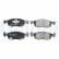 Brake Pad Set, disc brake LP3163 Delphi