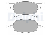 Brake Pad Set, disc brake LP3164 Delphi