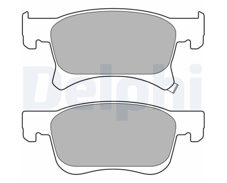 Brake Pad Set, disc brake LP3164 Delphi