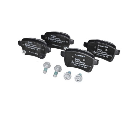 Brake Pad Set, disc brake LP3165 Delphi, Image 2