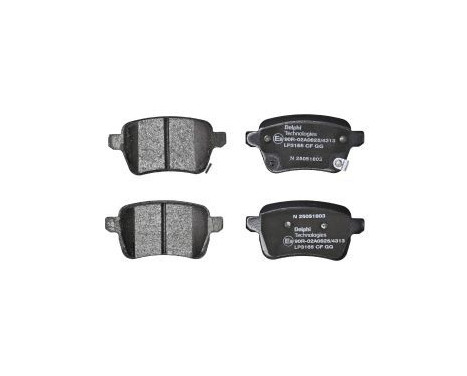 Brake Pad Set, disc brake LP3165 Delphi, Image 2